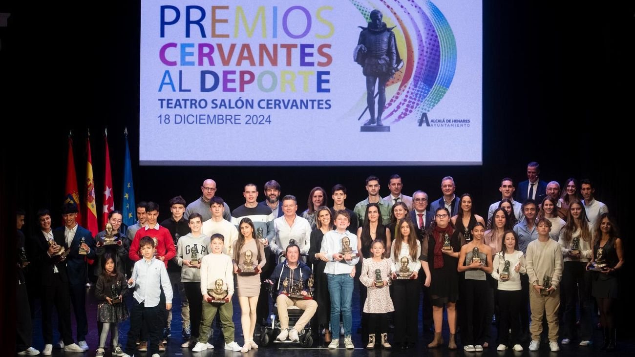 Los Premios Cervantes del Deporte 2024 de Alcalá galardonan a 16 deportistas