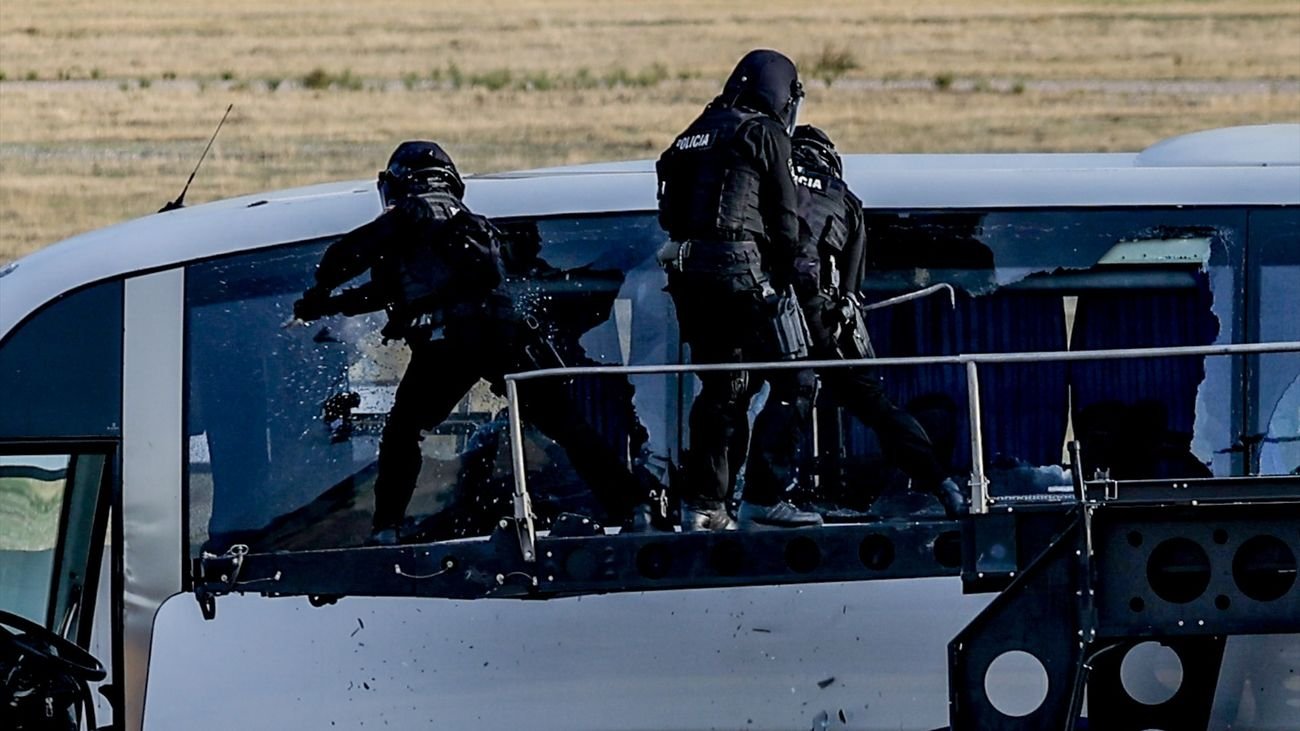Capacitación en Alcalá Services Park para la policía de Geo