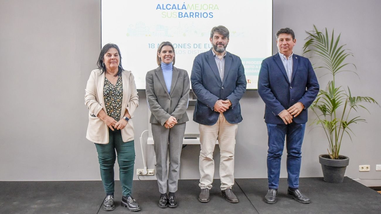 Alcalá de Henares elige 18 millones de euros en inversiones europeas para mejorar sus barrios.