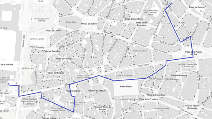 Route of La Borriquita / ARCHDIOCESE OF MADRID