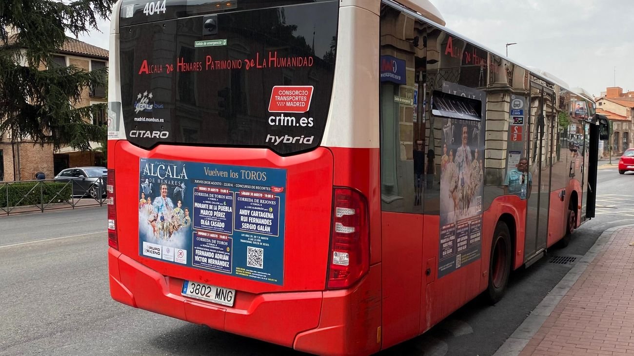 Cambios en el servicio de autobuses por las fiestas de Alcalá de Henares.