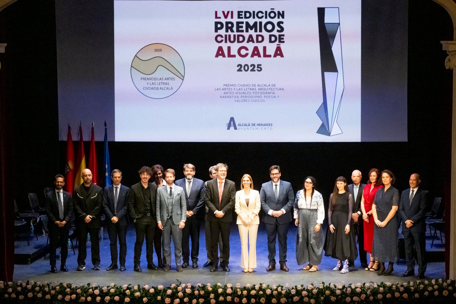 Carlos Herrera recibió el Premio de las Artes y las Letras en los Premios Ciudad de Alcalá, con la alcaldesa Judith Piquet como anfitriona.