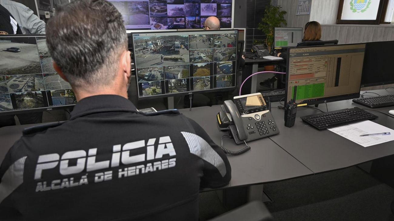 Centro de control de la Policía Local de Alcalá de Henares