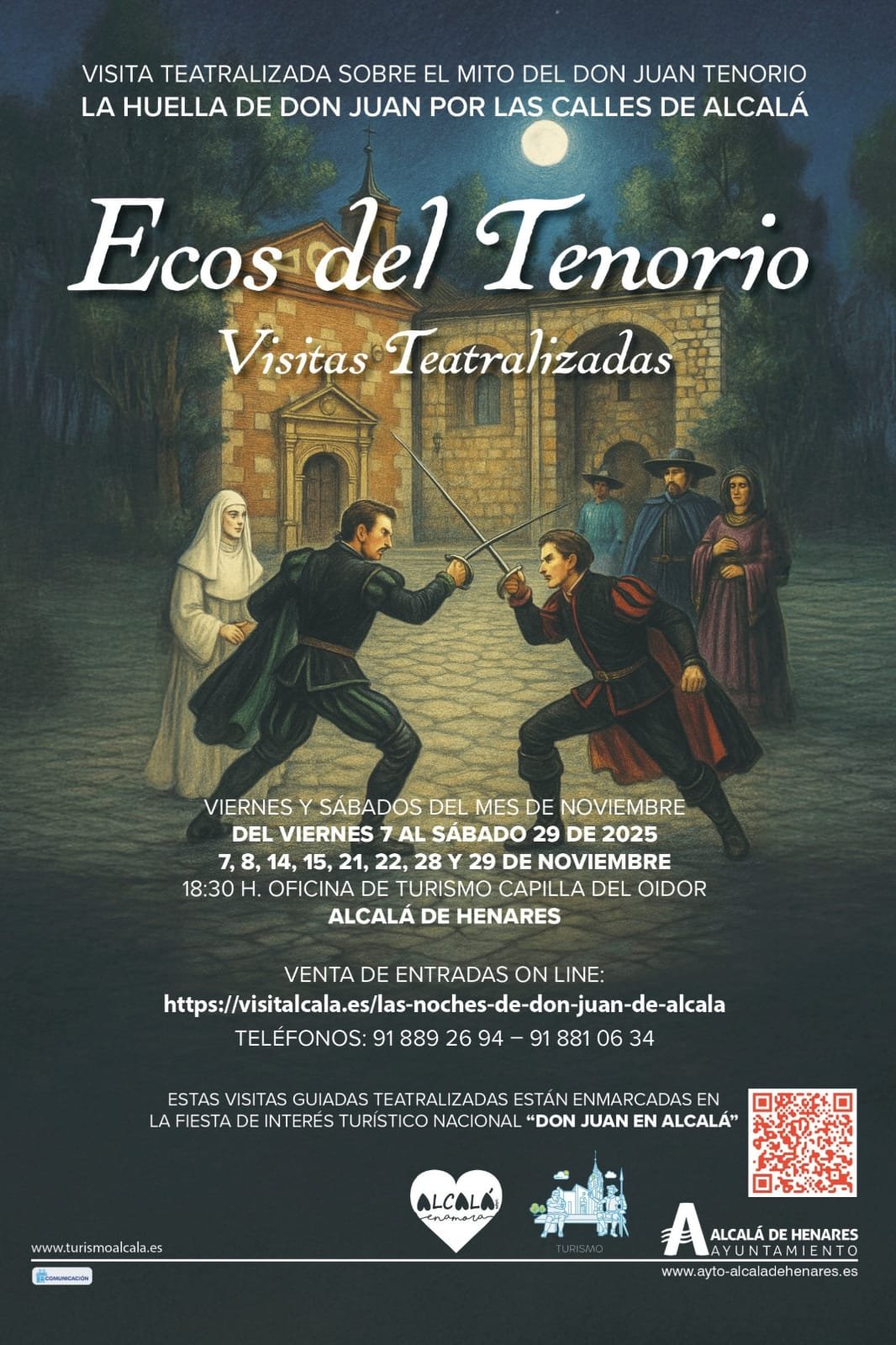 Visitas teatralizadas del Don Juan en Alcalá en noviembre