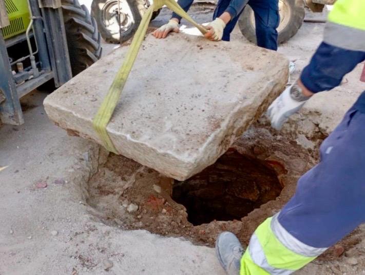 El Ayuntamiento de Alcalá adapta la plaza de los Santos Niños para preservar hallazgo arqueológico